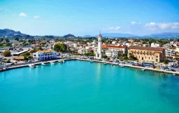 The coast of Zakynthos, Greece